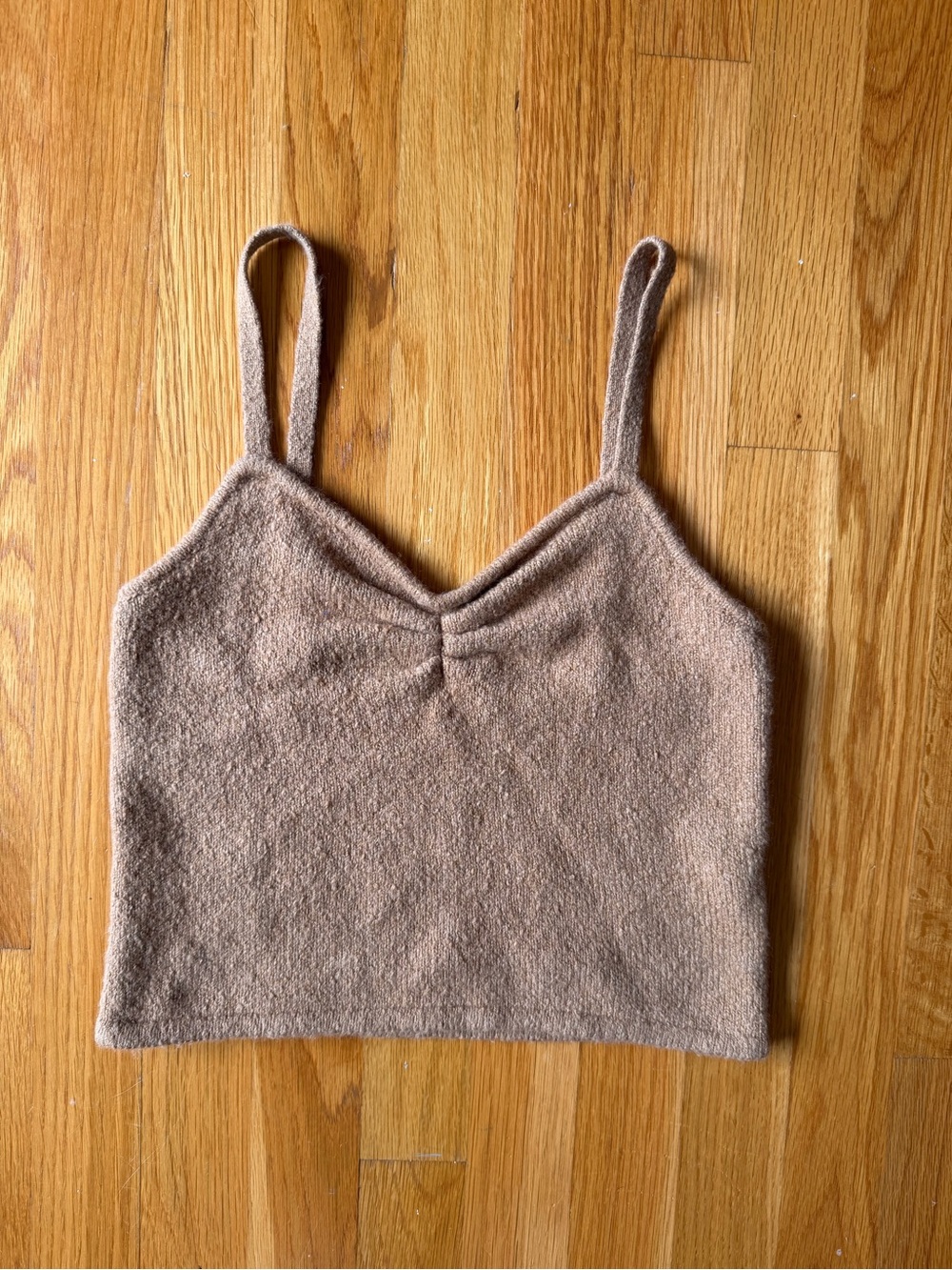 Madewell Taupe Brown Knit Tank Top - Size Small
